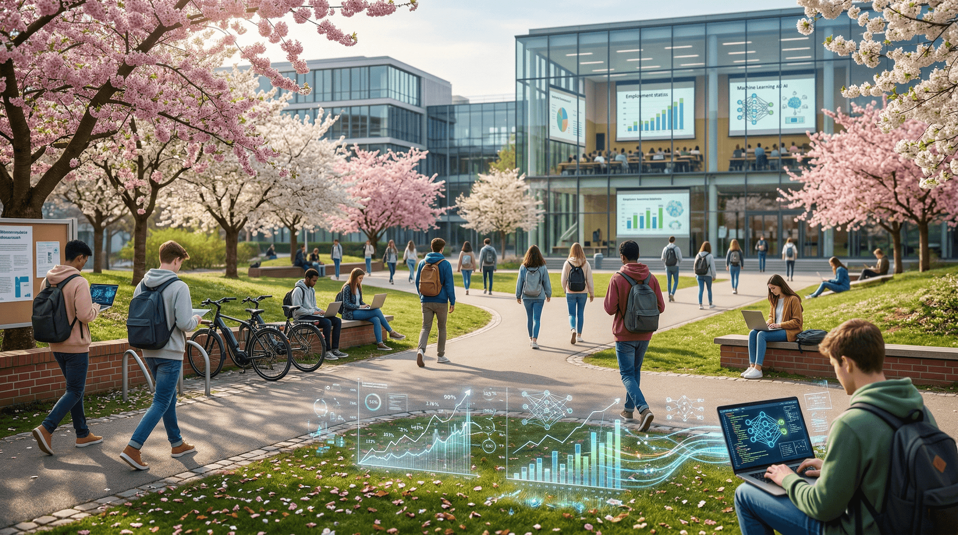KI Studiengangswahl boomt: +15% mehr Bewerber 2023/24