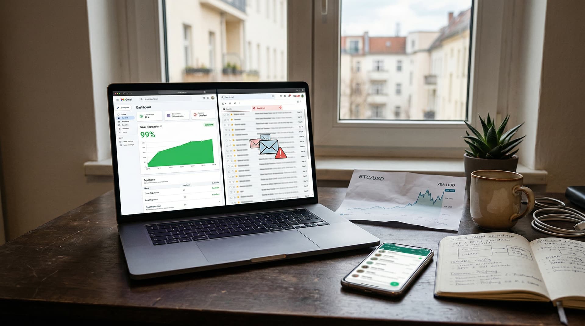 99% Email Reputation reicht nicht: Gmail blockt Mails – SendGrid-Tipps