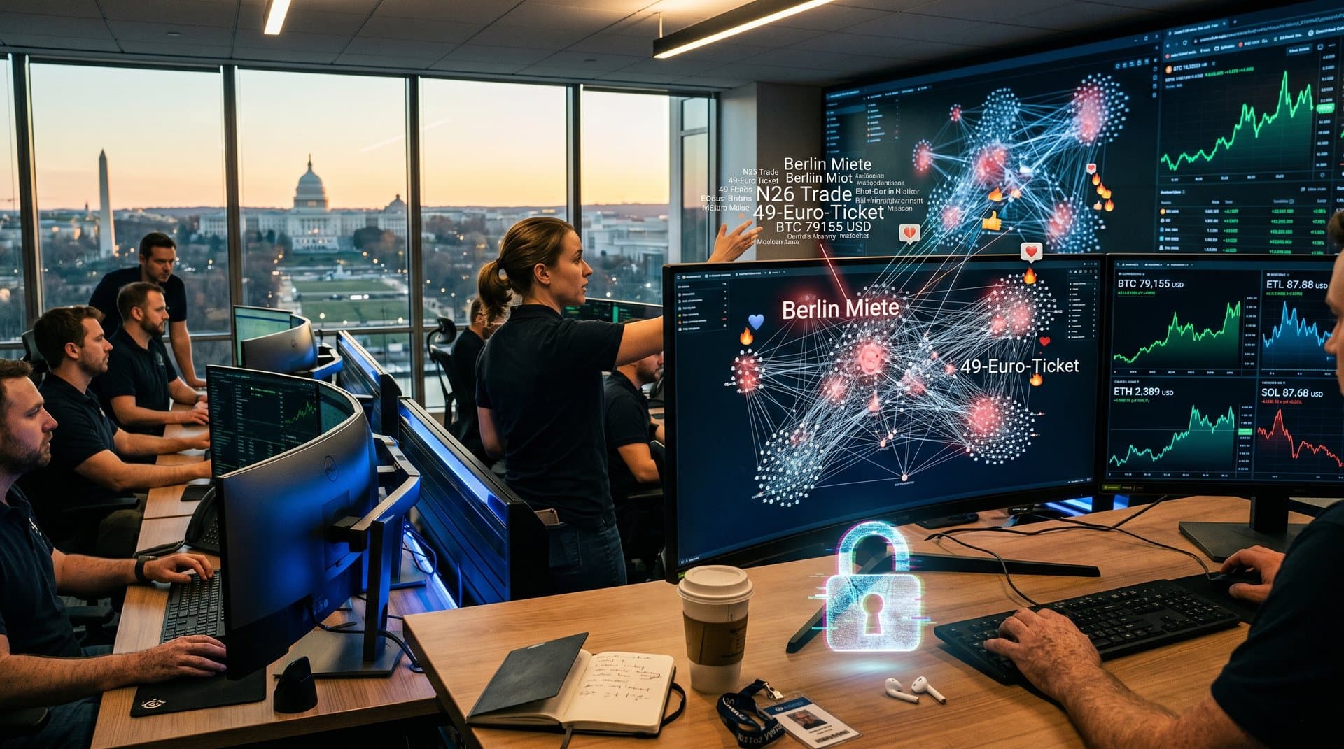 KI-Netzwerk-Graphen enttarnen anonyme X-Profile mit Crypto-Charts und Datenschutz-Warnungen