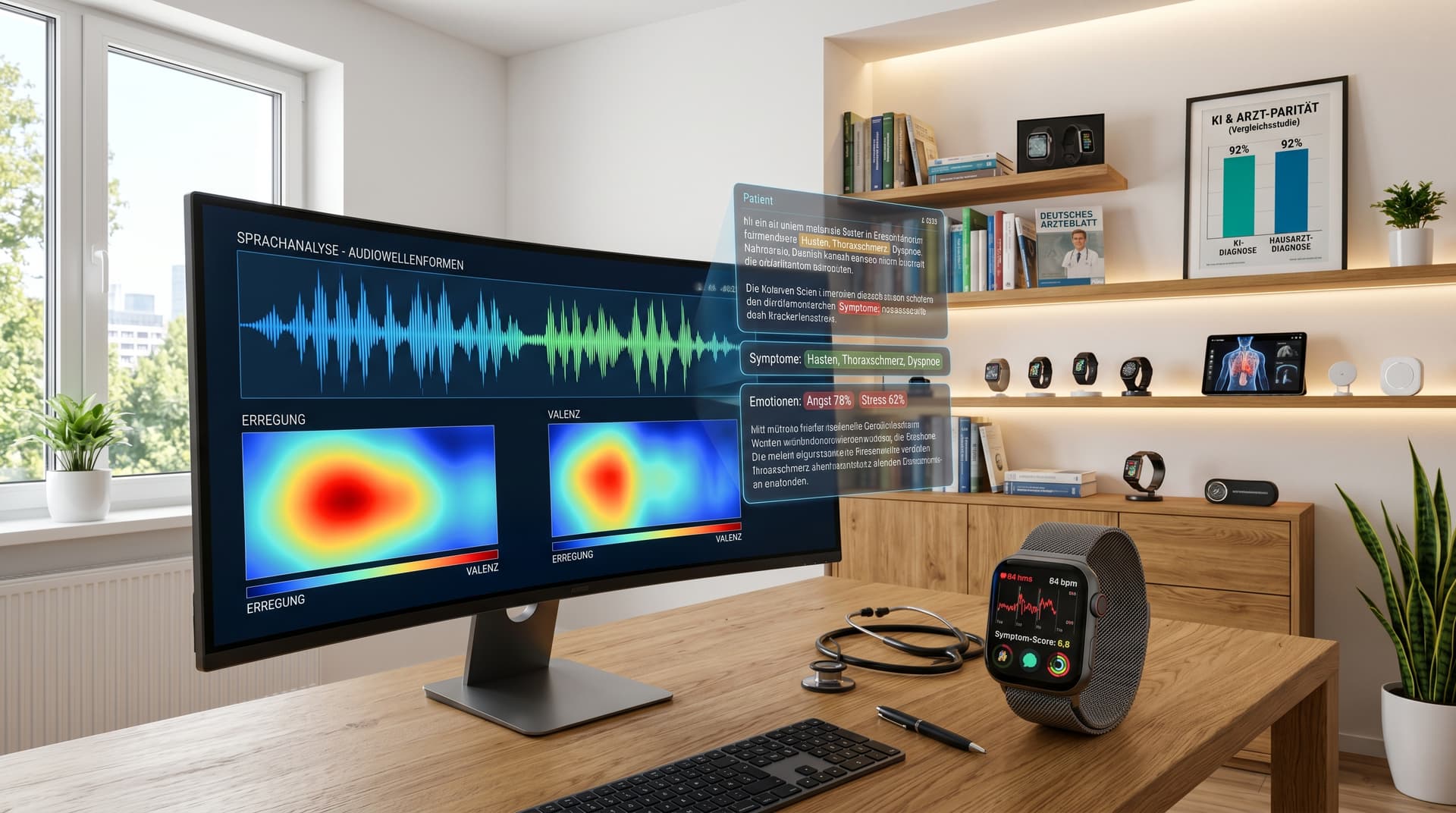 KI medizinische Interviews: 92% Parität zu Ärzten in 500 Fällen