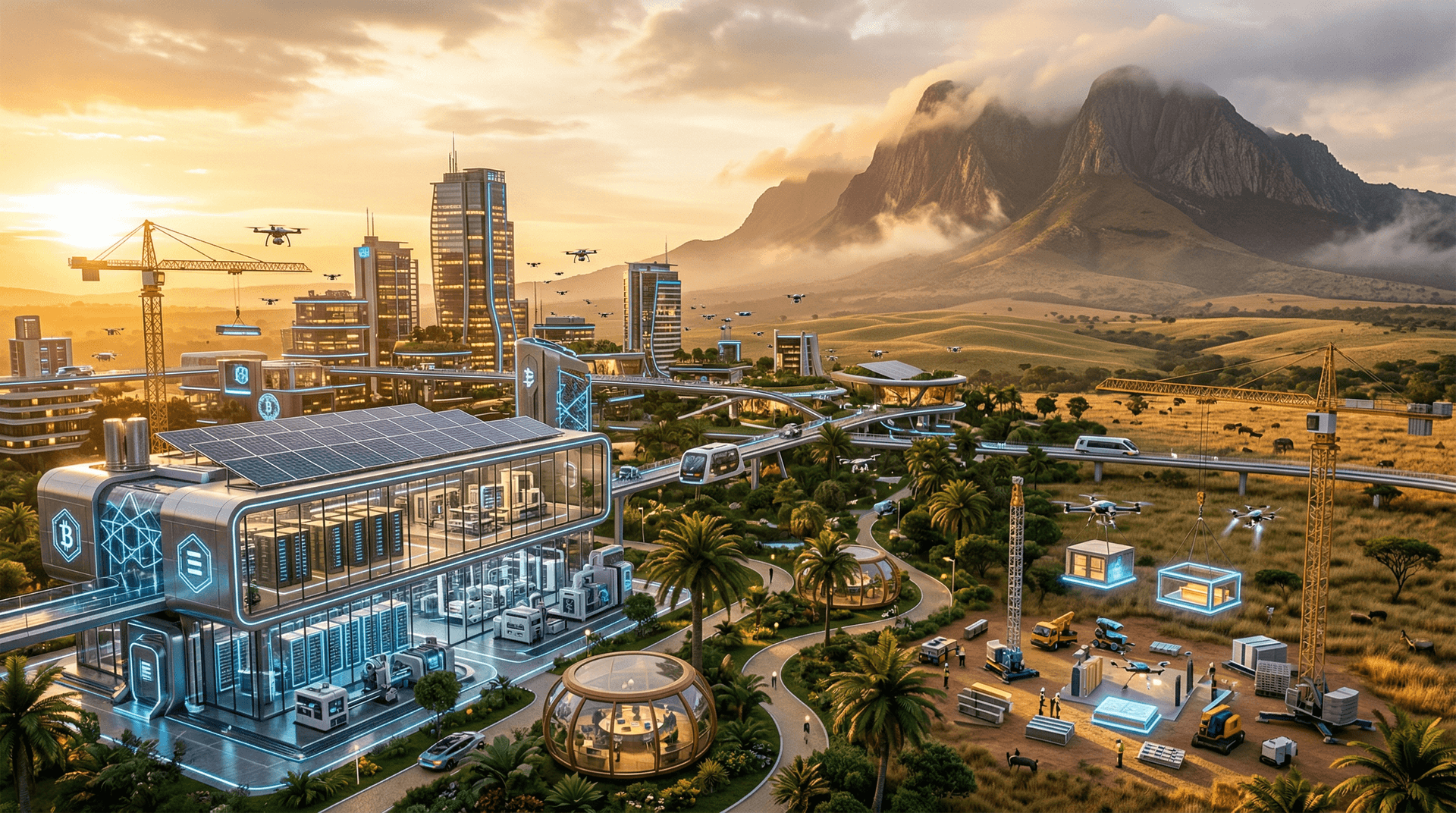 Zimbabwes Crypto King Stadt: AI-Fabriken boosten BTC auf 74.333 USD