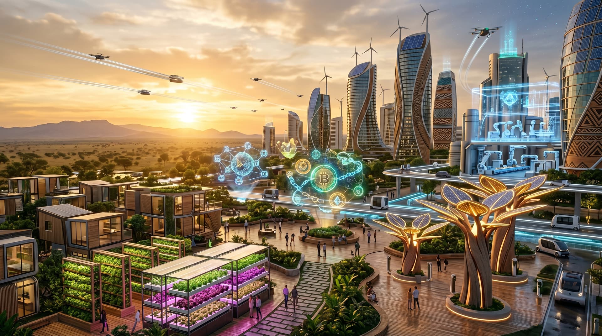 Zimbabwes Milliardär futuristische Stadt: AI-Fabriken und Krypto bis 2026