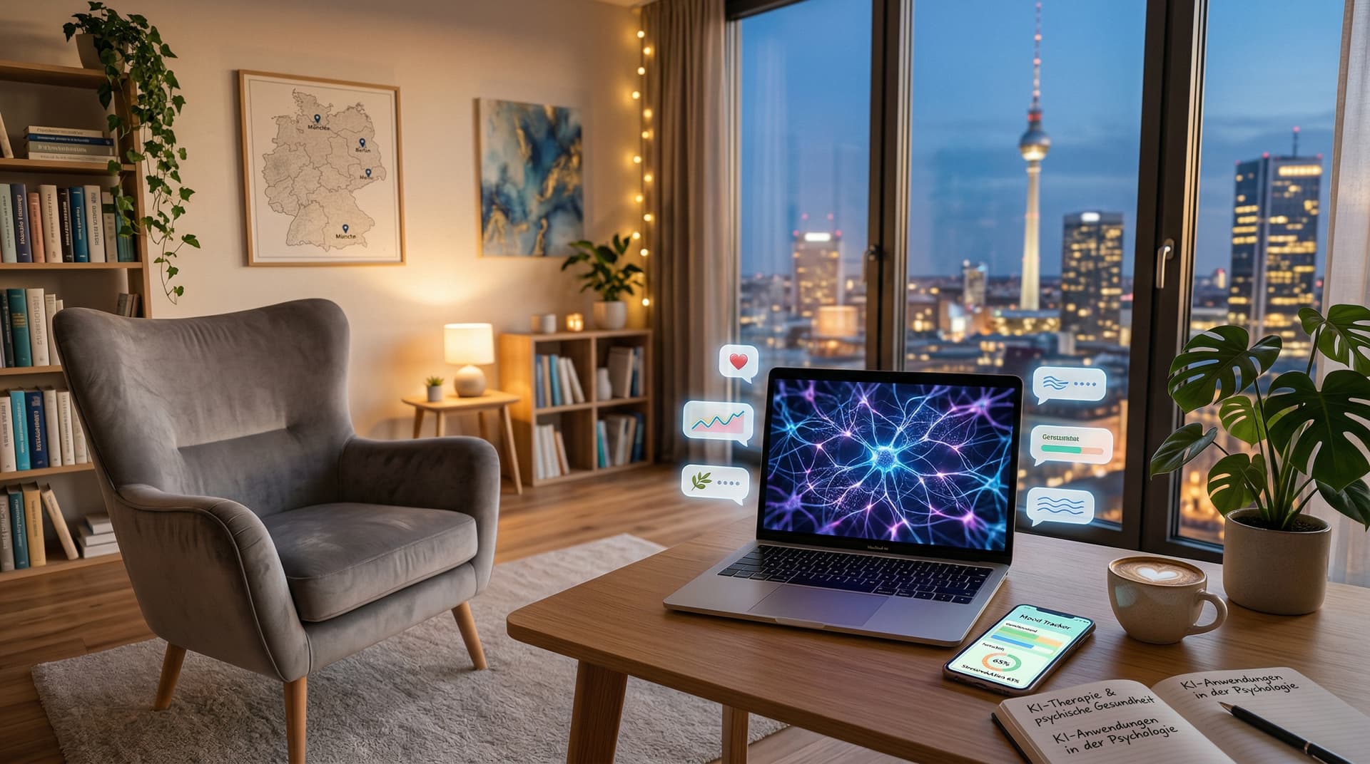 KI in Therapie: 68% Junge Erwachsene nutzen sie wöchentlich