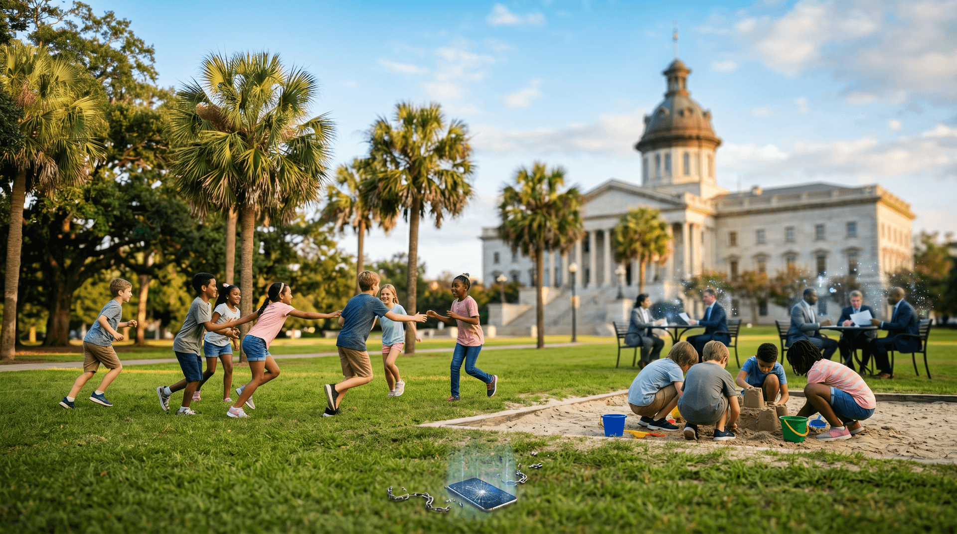 AI-Chatbots Kinder Grenzen: SC verbietet unter 13, Fear & Greed bei 23