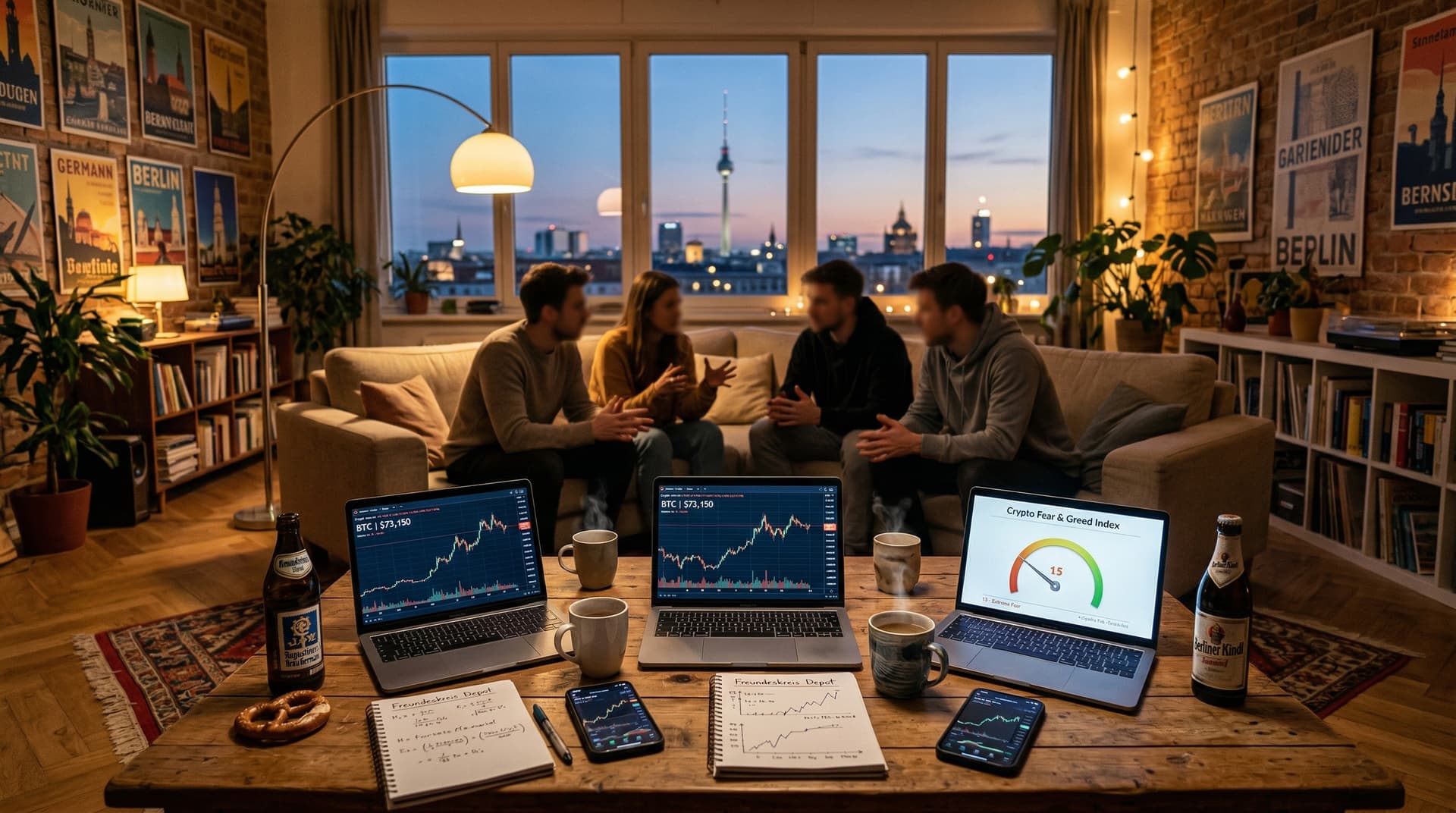 Kryptowährung Portfolio: 5-10% für junge Deutsche